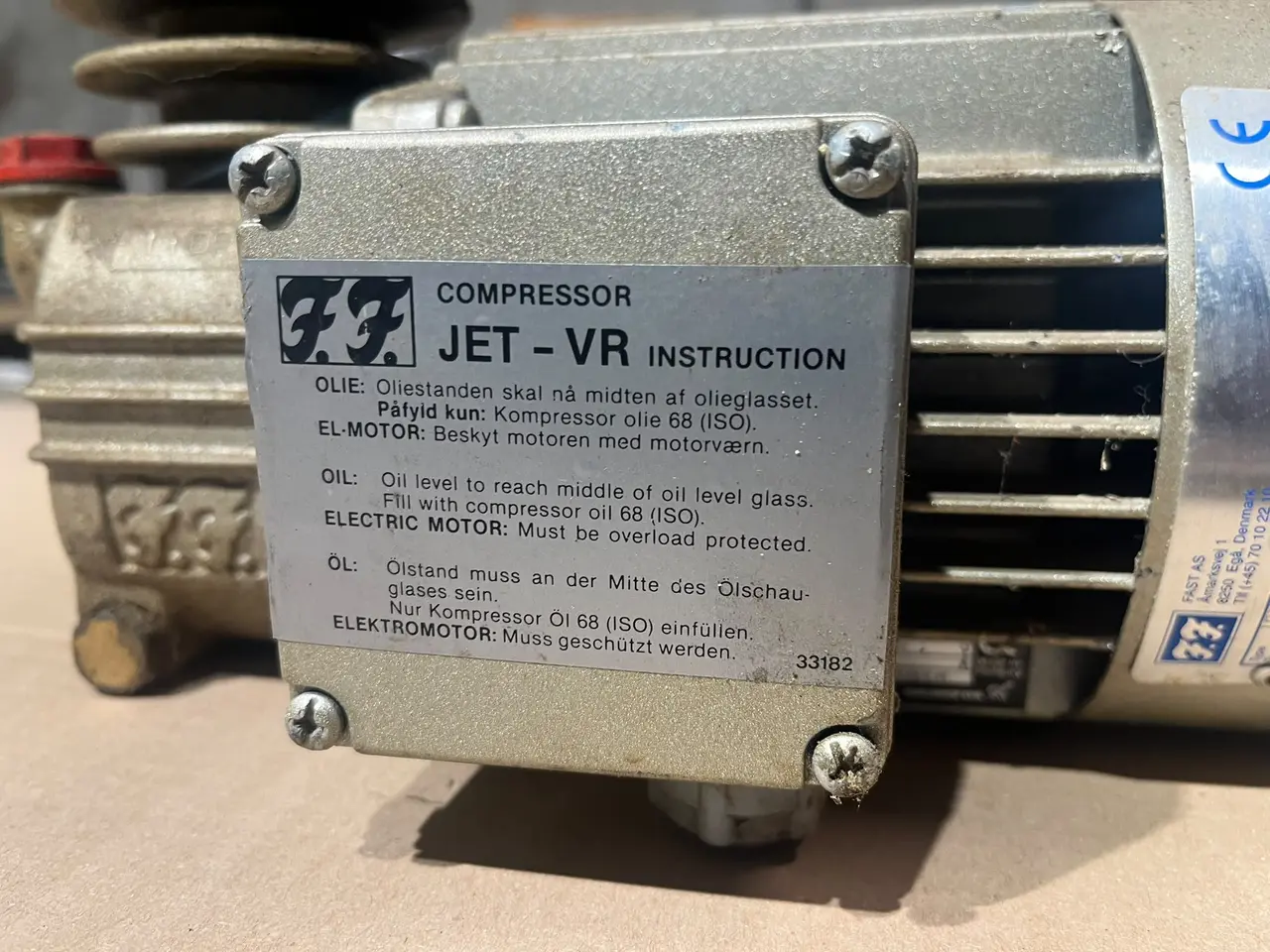 Billede 2 - JET-VR kompressor med elmotor