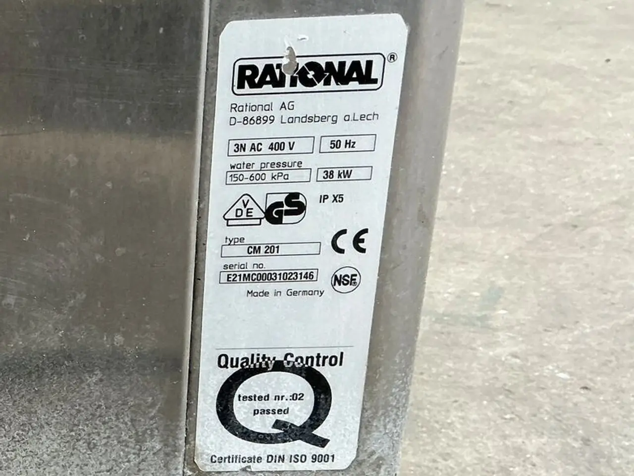 Billede 7 - Industriovn Rational CM 201 Rational CM 201