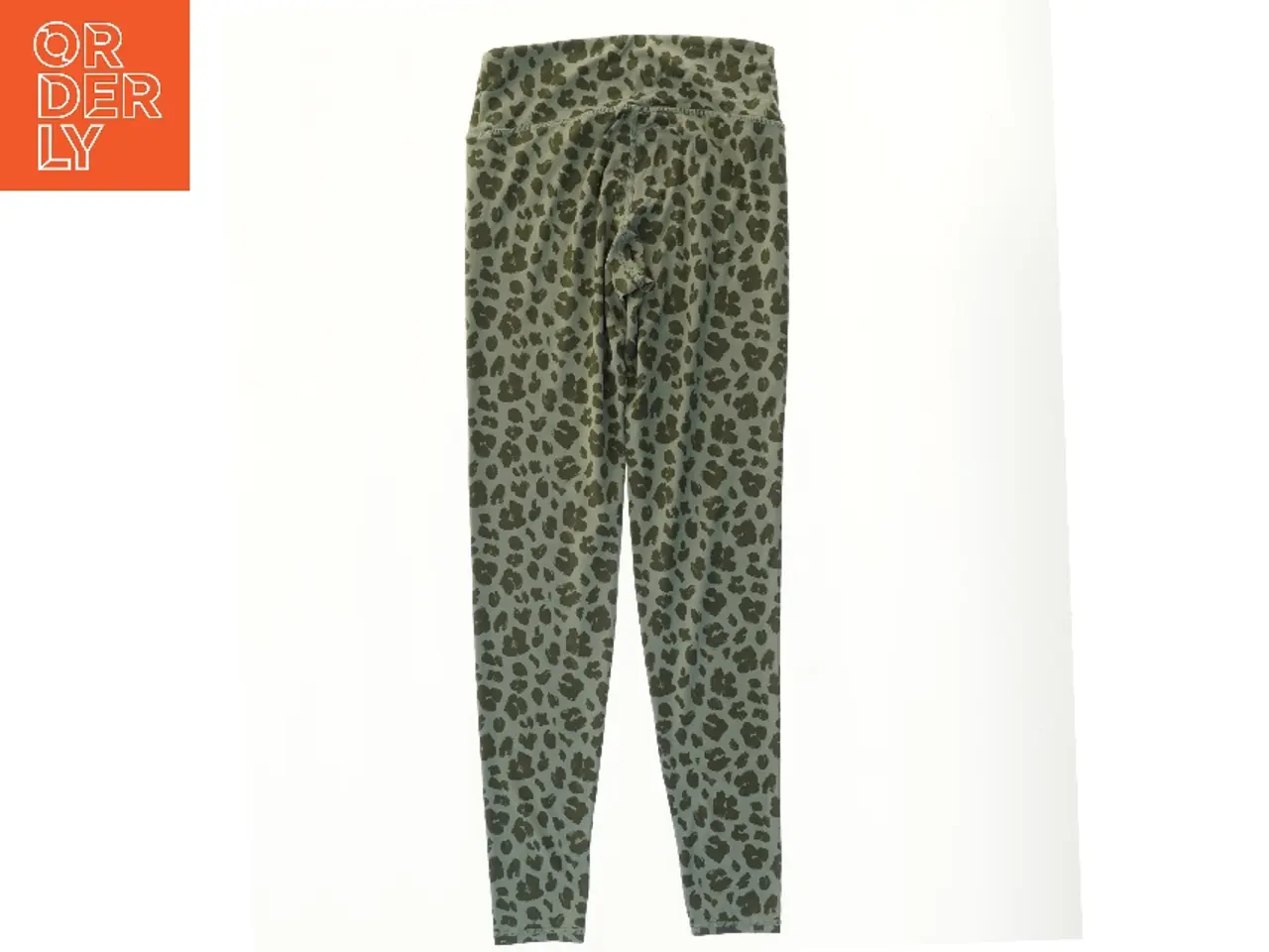 Billede 2 - Grønne leopardmønstrede leggings fra H&M (str. 158)