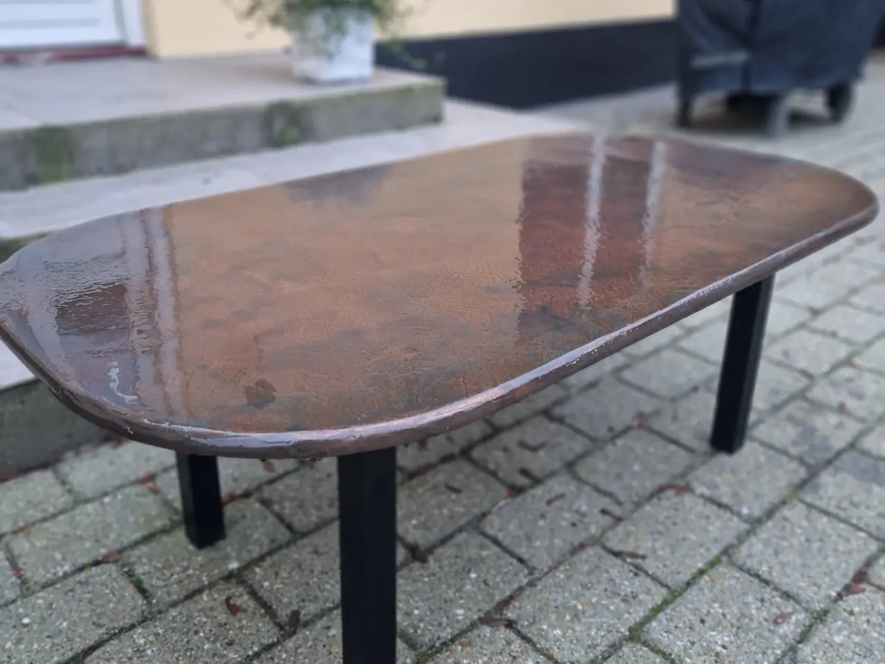 Billede 2 - Sofabord sort/kobber