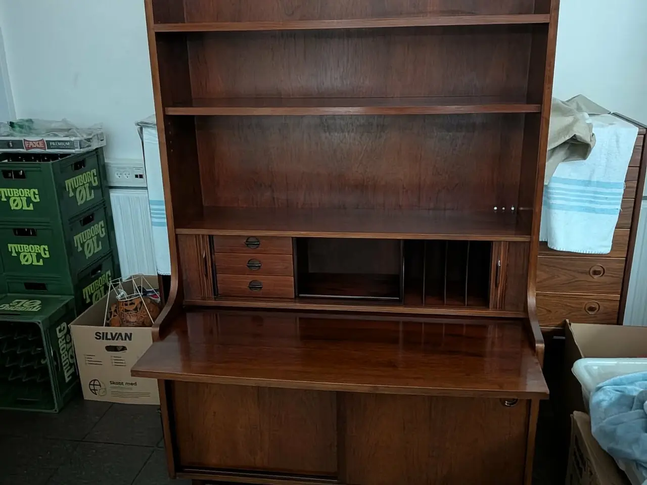 Billede 1 - Retro palisander Bornholmer reol - NEDSAT