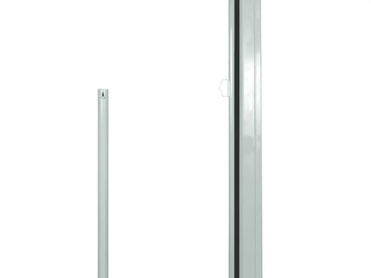 Billede 2 - Sammenrullelig sidemarkise 120 × 300 cm - sort