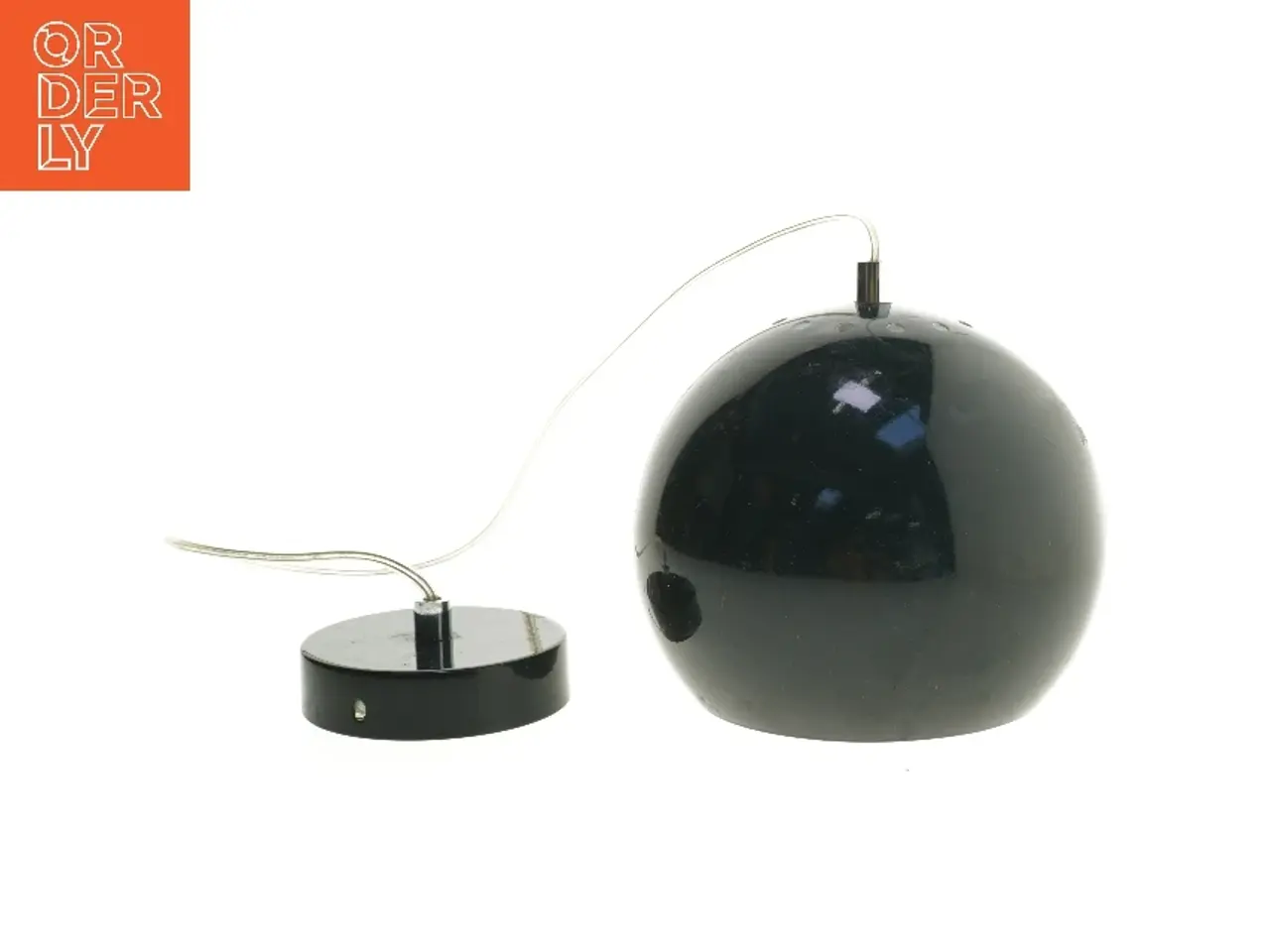 Billede 1 - Sort retro pendel lampe (str. 18x17 cm)