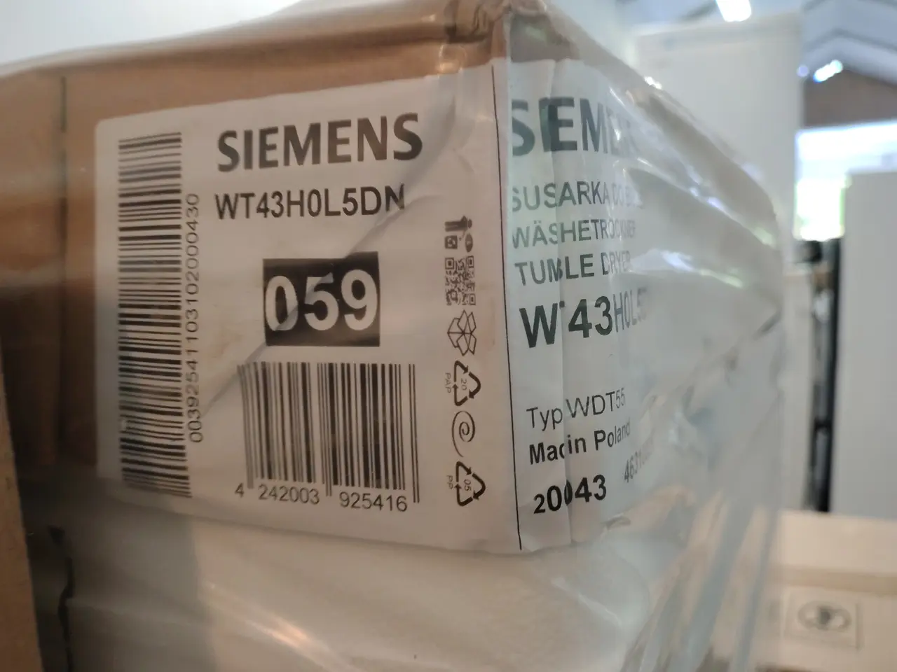 Billede 3 - Tørretumbler, ny SIEMENS