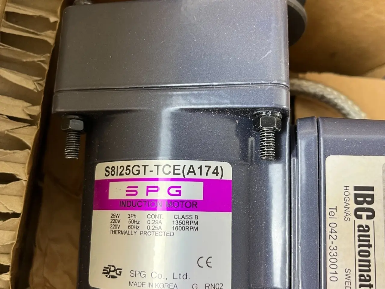 Billede 4 - SPG S8I25GT-TCE Induction Motor 25W 220V 50/60Hz