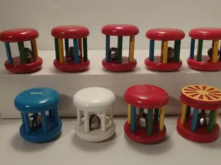9 stk Brio træ rangler i fin stand.