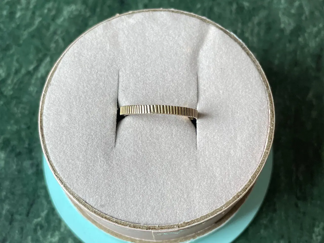 Billede 1 - Carré Jewellery forgyldt ring 
