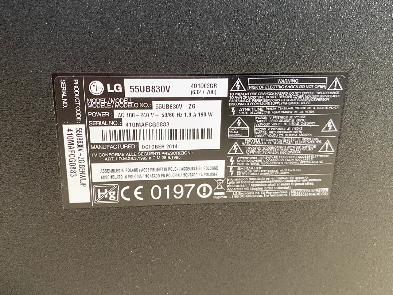 Billede 5 - 55” LG TV smart tv
