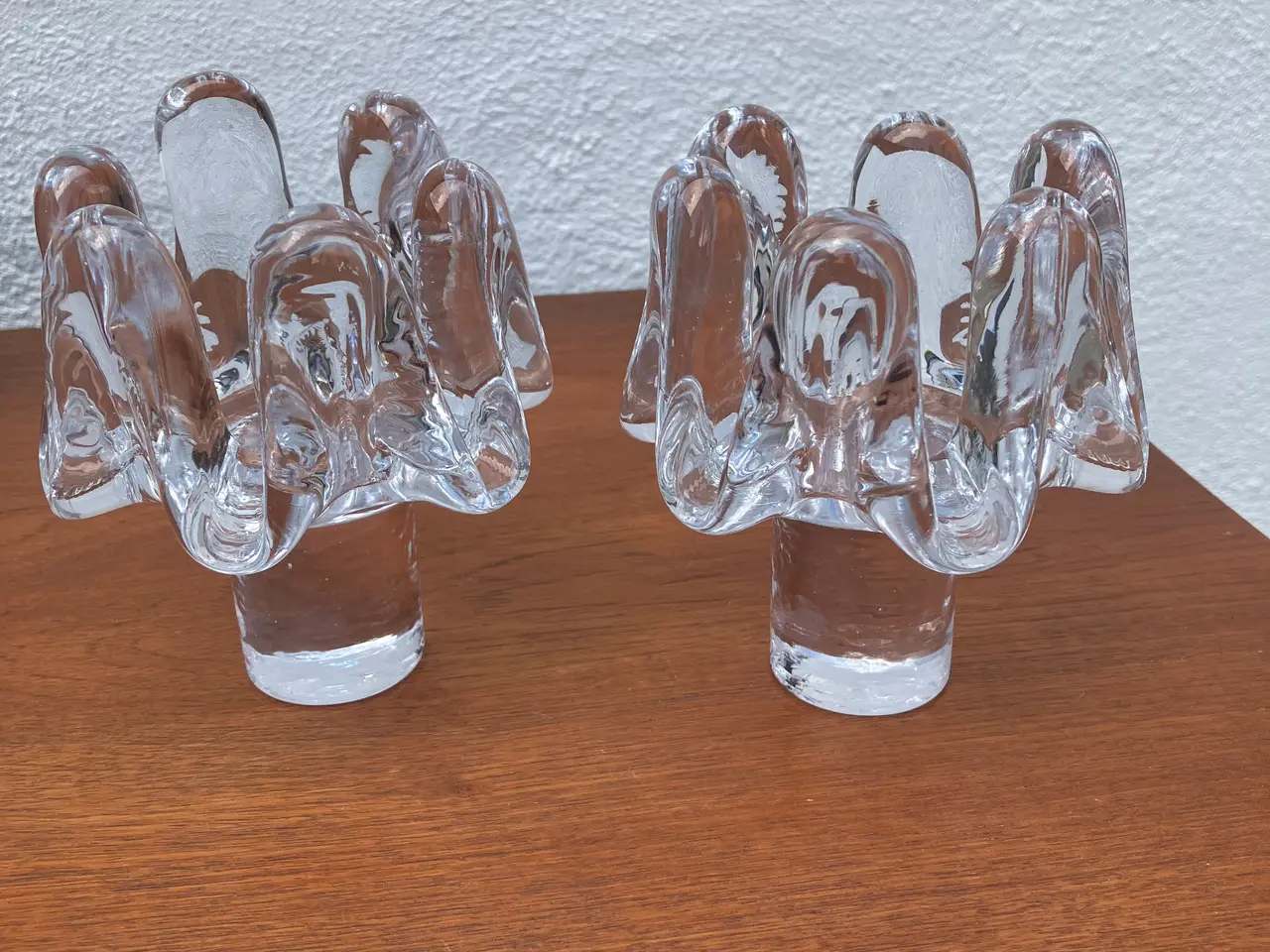 Billede 2 - Flotte svenske glasslysestager