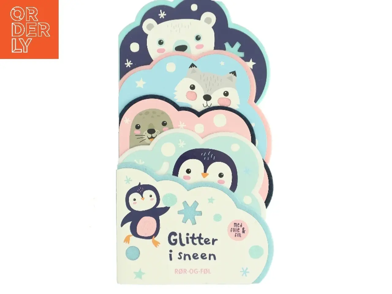 Billede 1 - glitter i sneen - rør-og-føl (Bog)