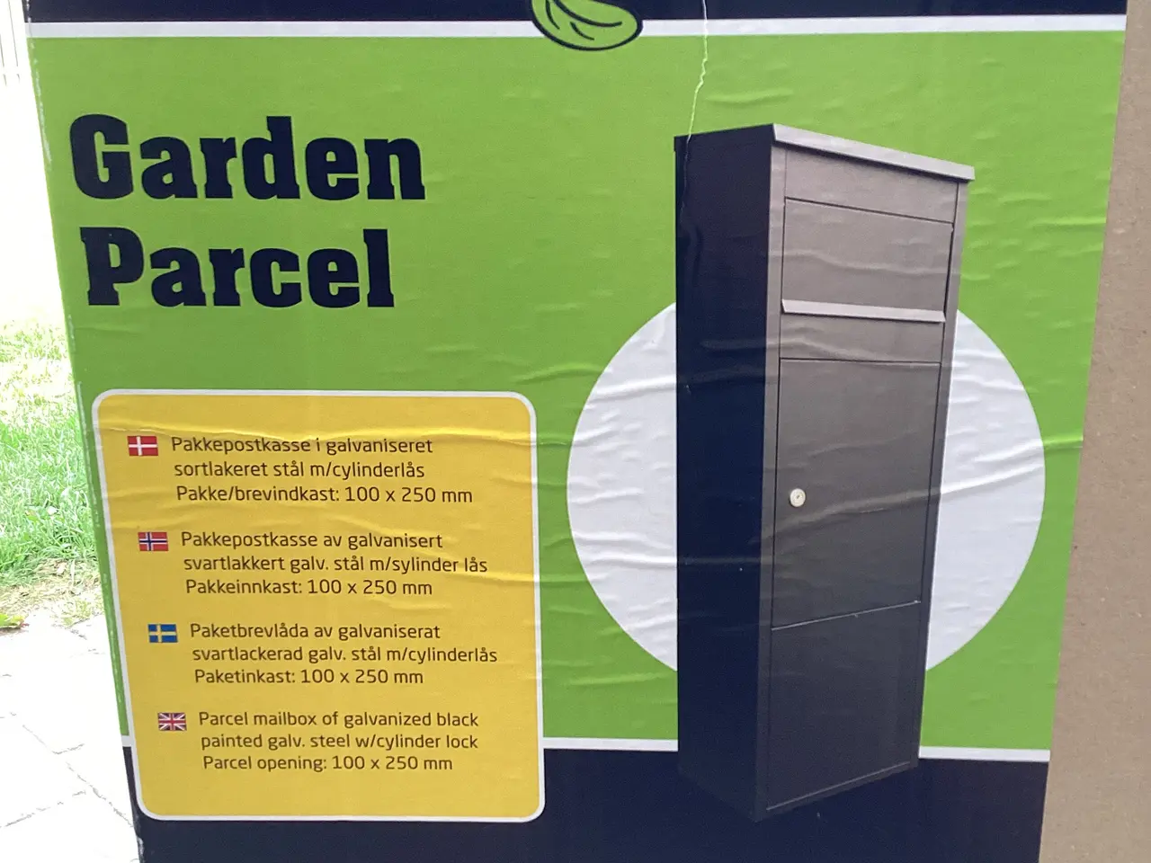 Billede 1 - Pakkepostkasse ( Garden Parcel )