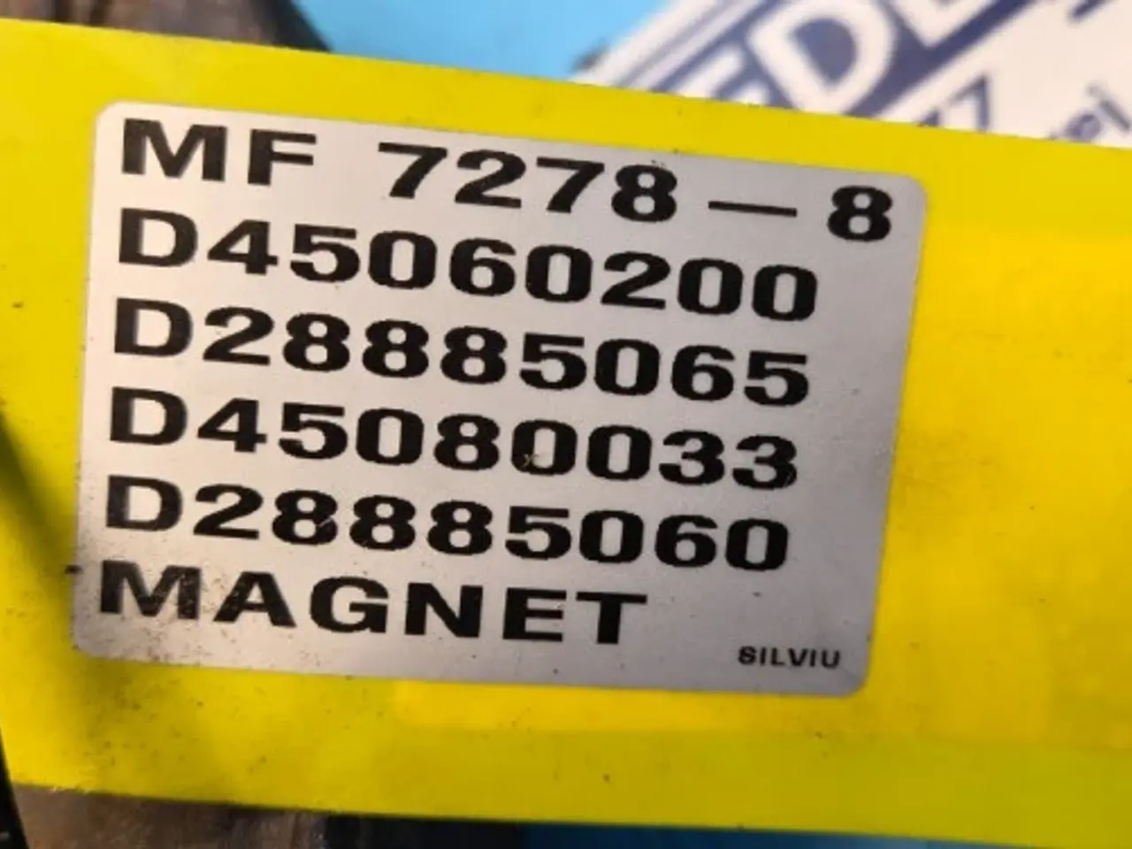 Billede 4 - Massey Ferguson 7278 Magnet 45060200