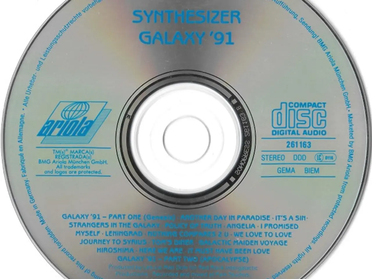 Billede 3 - Desaster Area* – Synthesizer Galaxy '91 – CD