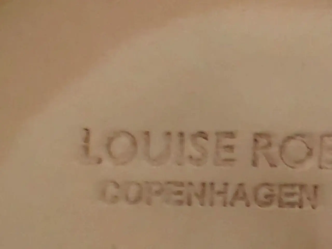 Billede 3 - Louise Roe Enamel skål, messing/blå.