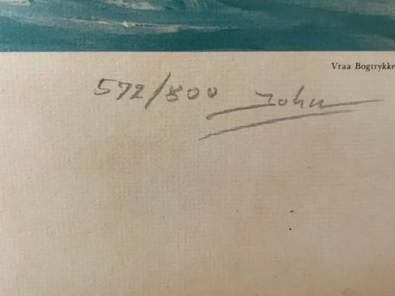 Billede 2 - Litografi af John Kristensen !