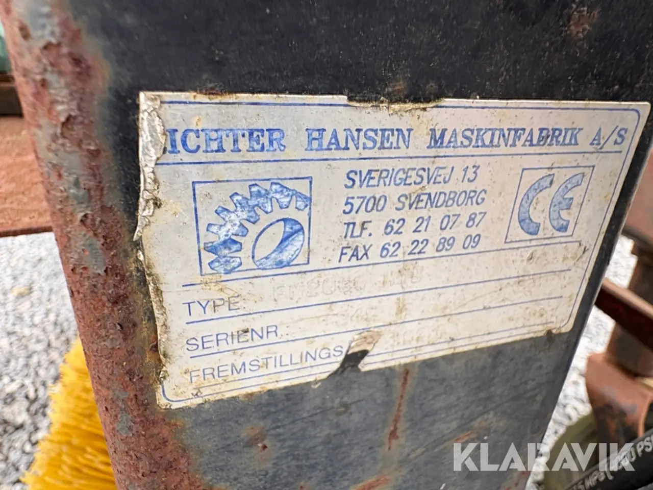 Billede 6 - Fejekost Richter Hansen Maskinfabrik FM 2000 HYB 1 styk