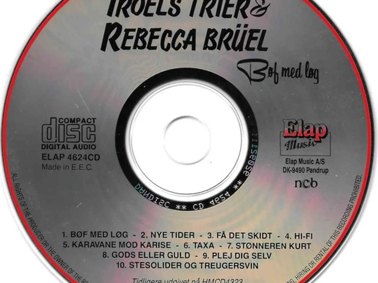 Billede 3 - Troels Trier & Rebecca Brüel – Bøf Med Løg – CD