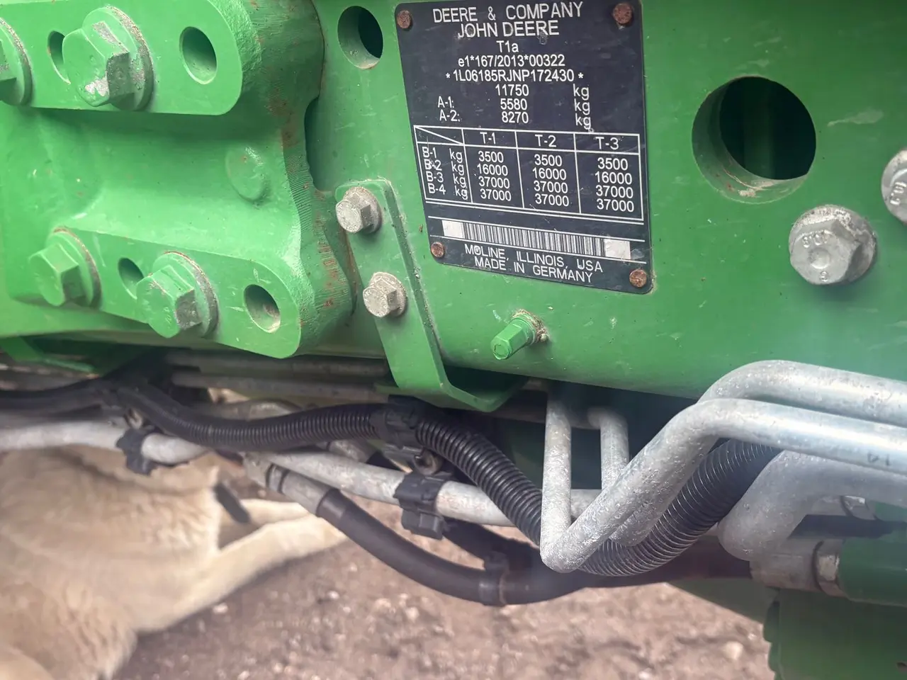 Billede 14 - John Deere 6R 185 JOHN DEERE LÆSSER, FRONTLIFT, AUTOTRAC READY