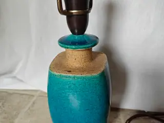 Johannes Andersen keramik bordlampe turkis