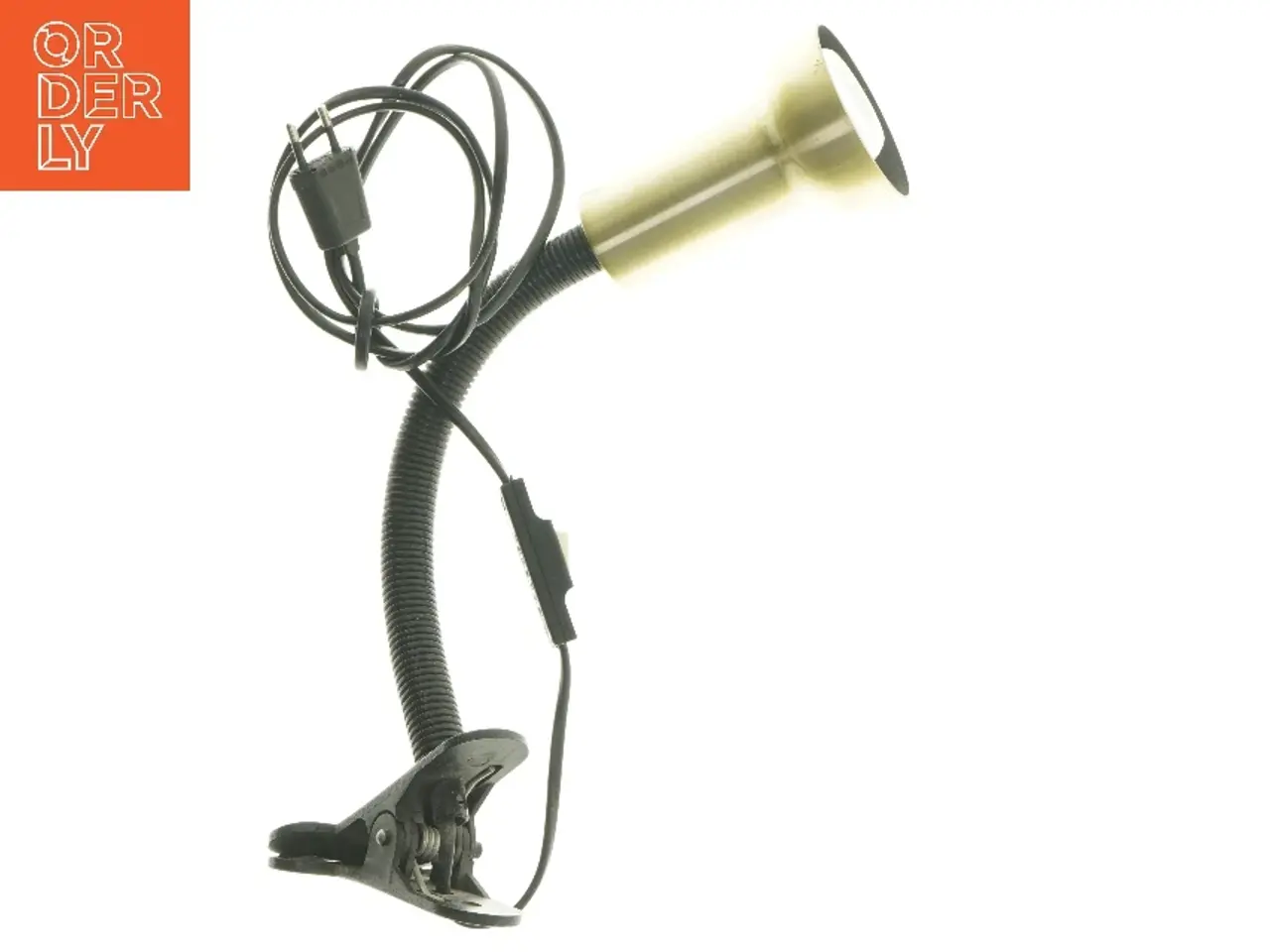 Billede 5 - Fleksibel spotlampe med klemme (str. 43 cm)