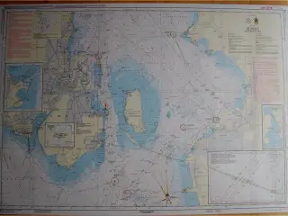 Dansk Søkort 133 Sundet. Midterste del.