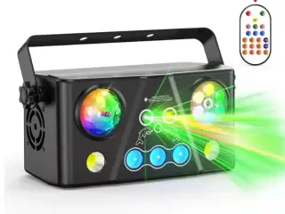 5-i-1 LED party lyseffekt - DiscoBall