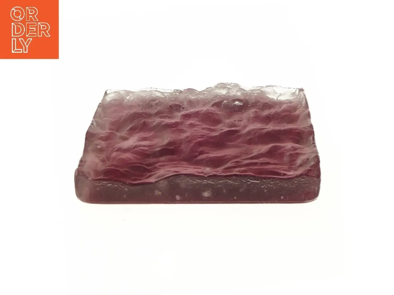 Billede 1 - Lilla glasdekorationsobjekt (str. 22,5x21,5 cm)