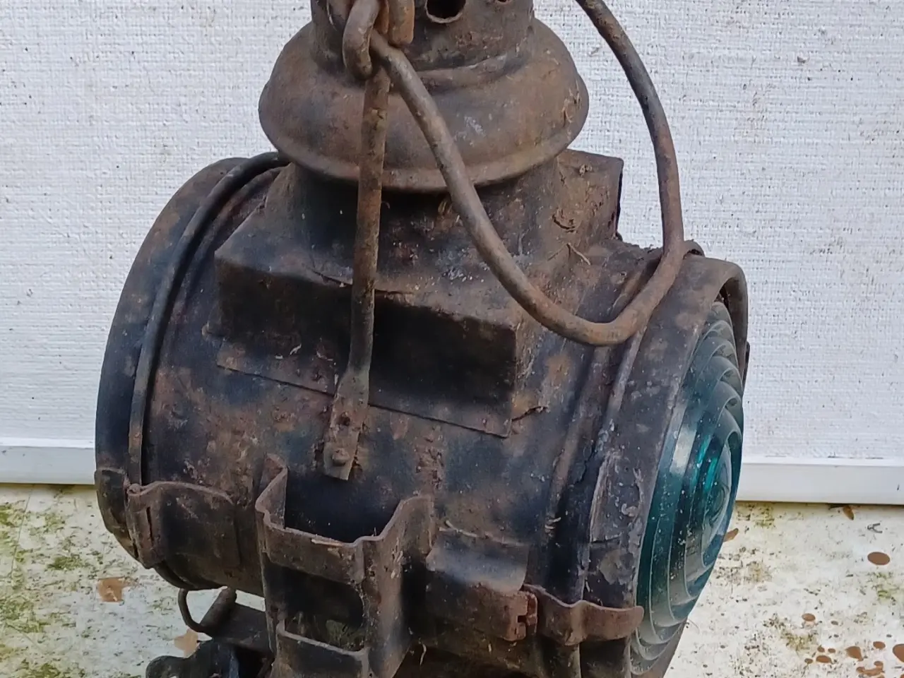 Billede 3 - Antik jernbanelygte, tysk.