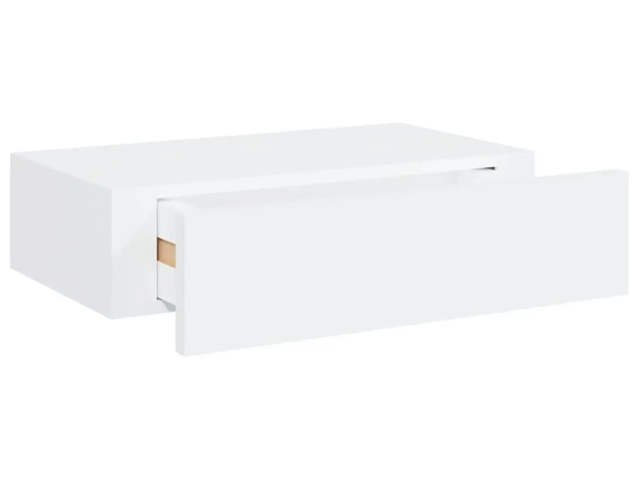 Billede 7 - Væghylder med skuffer - 2 stk. 40×23,5×10 cm i hvid MDF
