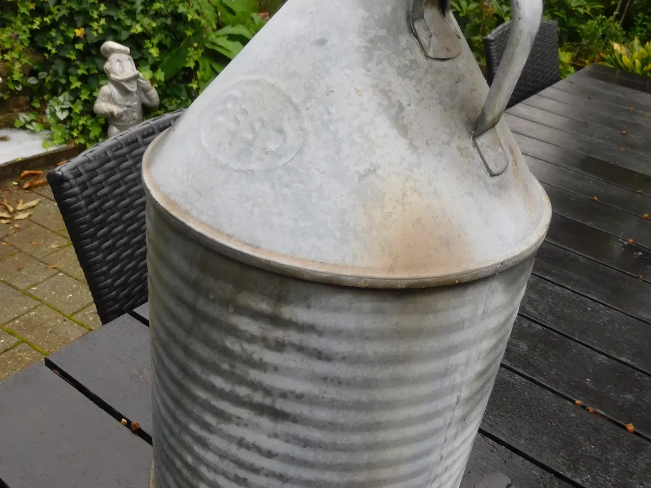 Billede 1 - rigtig gammel olie dunk 