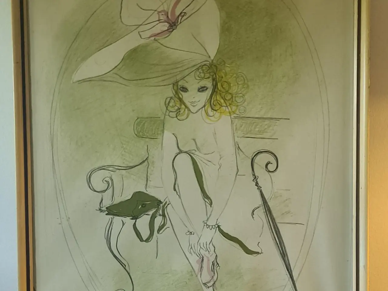 Billede 2 - Anne Grete Anshelm – nummereret litografi 92/500