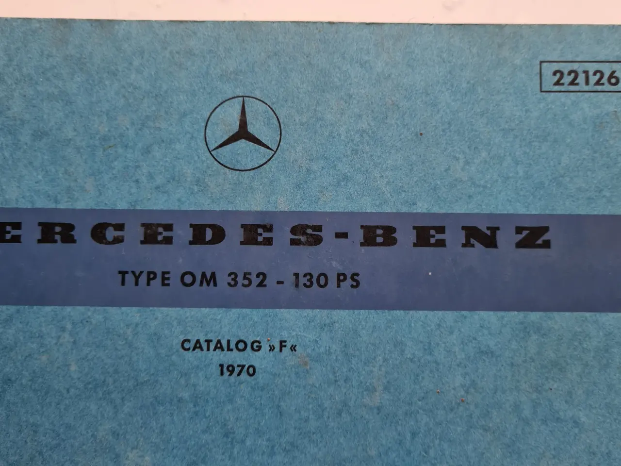 Billede 2 - Mercedes Katalog OM 352motor