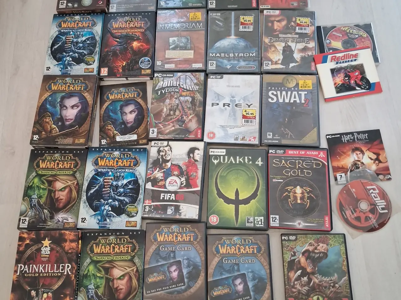 Billede 1 - Samling af PC spil – bl.a. World of Warcraft, Quak
