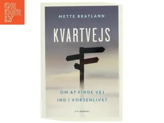 Kvartvejs : om at finde vej ind i voksenlivet af Mette Bratlann (Bog)