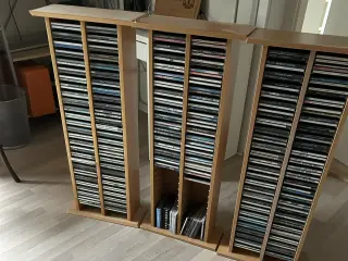 Blandet CD Med Rack ca 180 stk