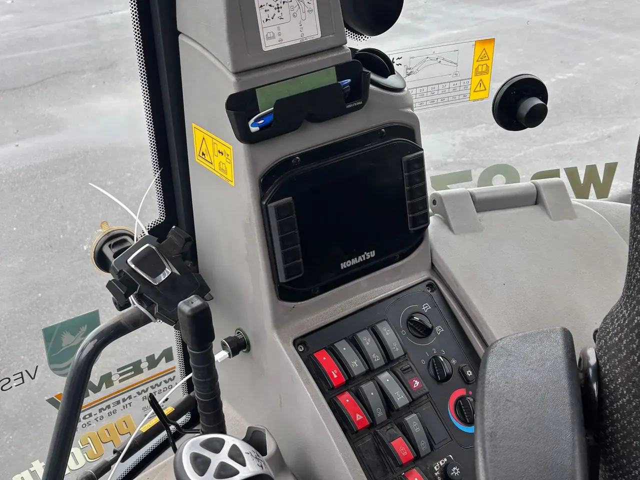 Billede 6 - Komatsu WB97 S PÅ VEJ IND