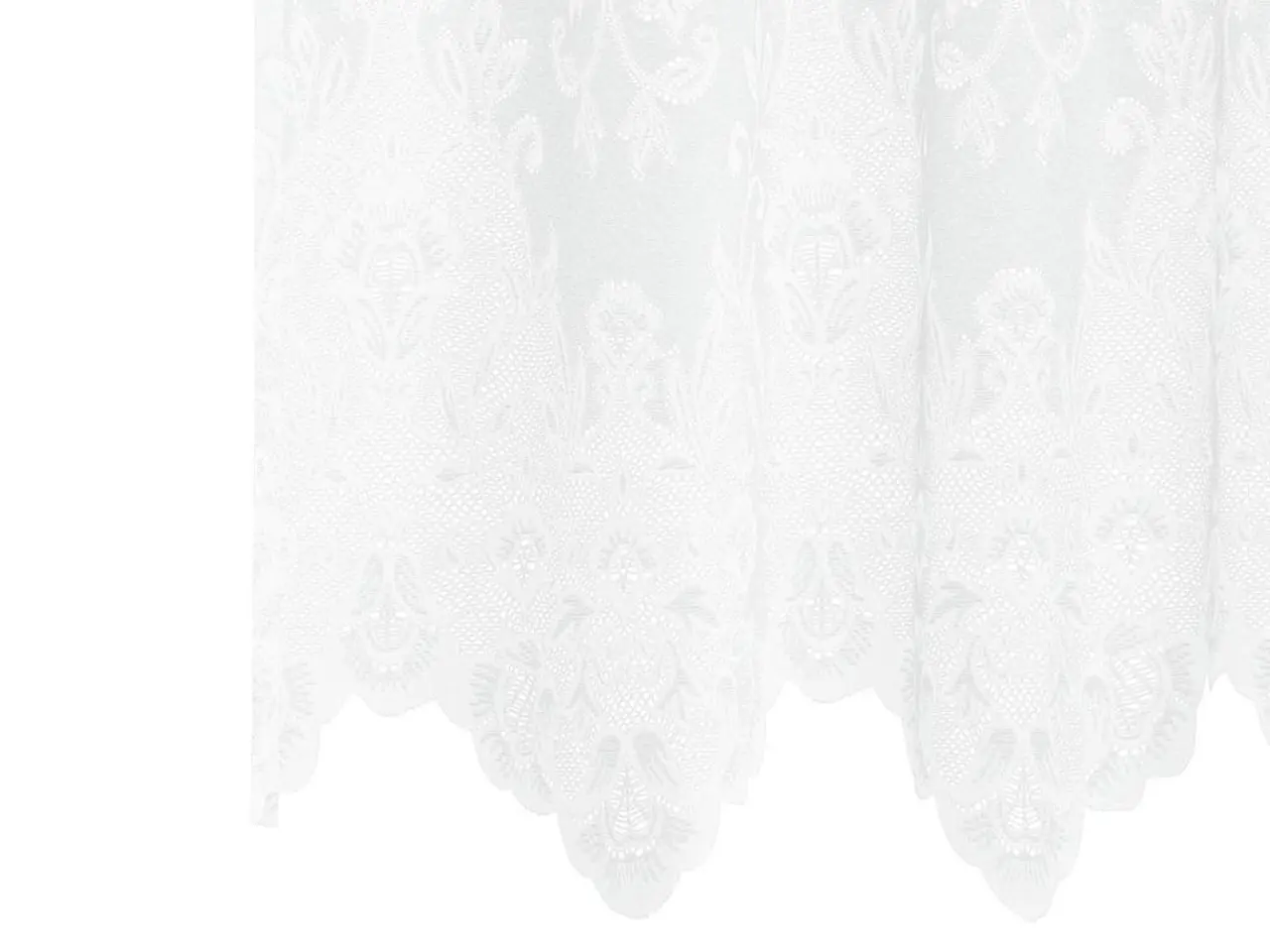Billede 4 - Gardiner med gardiner Hvid 500 x 180 cm Polyester