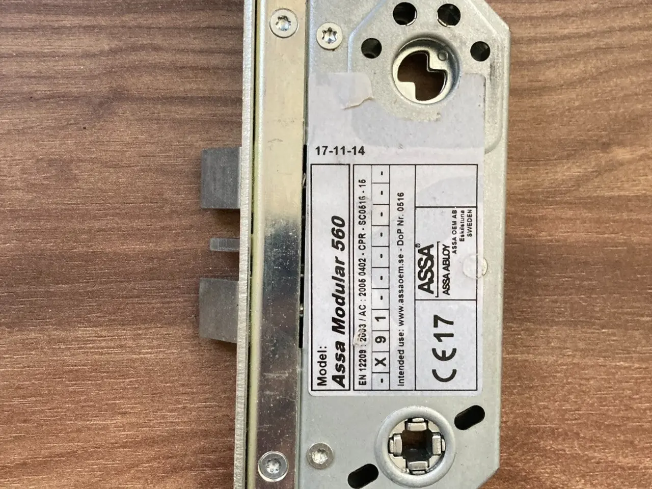 Billede 5 - Assa Abloy Modular 560 Double latch lock med L: