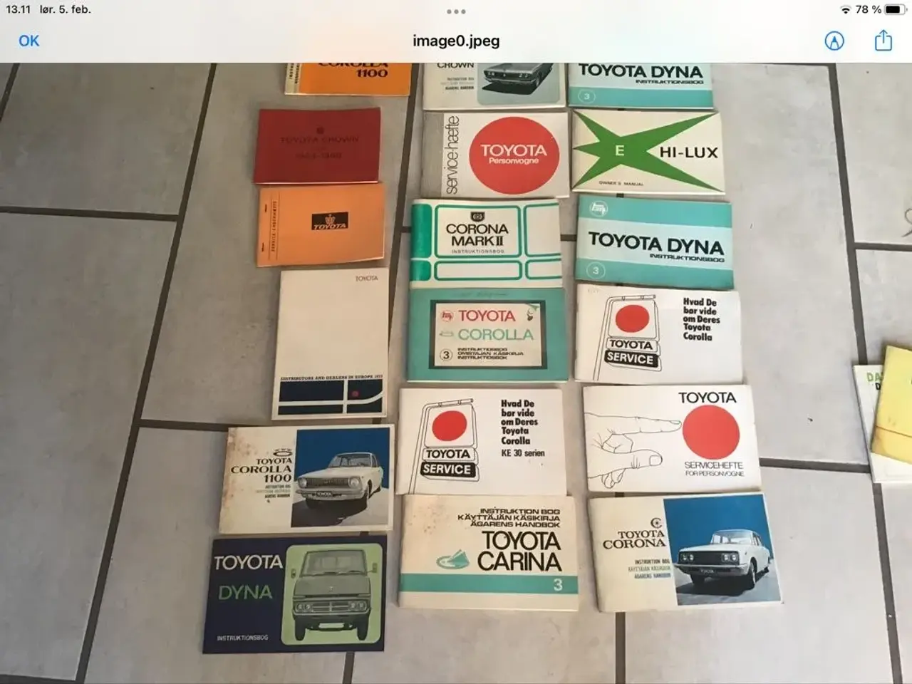 Billede 2 - Toyota bøger retro
