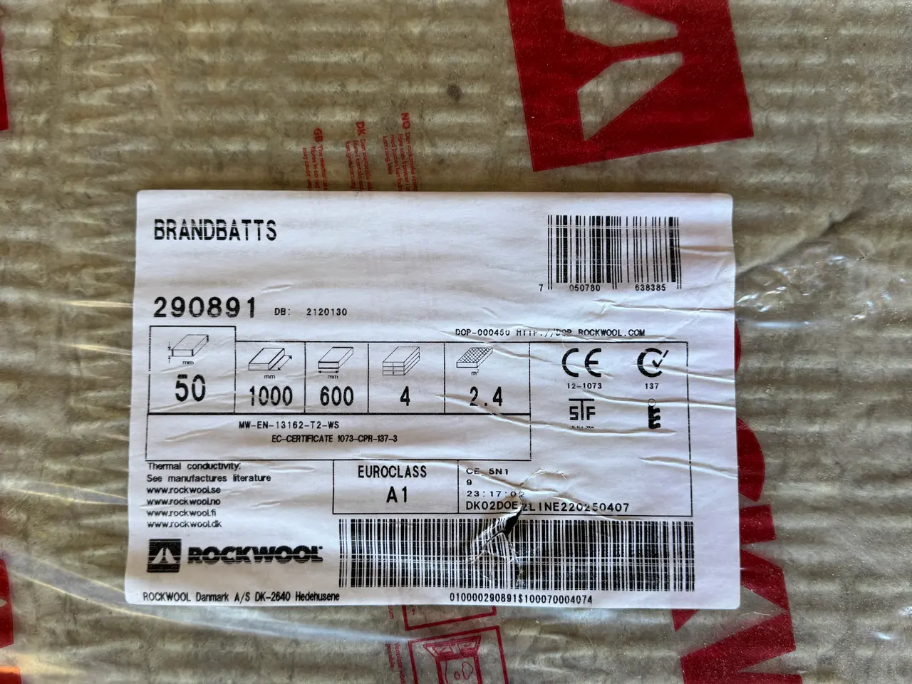 Billede 1 - ROCKWOOL Brandbatts
