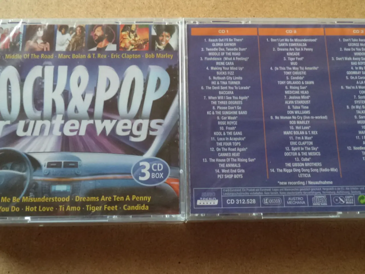 Billede 1 - Opsamling ** Pop & Rock Für Unterwegs (3-CD-box)