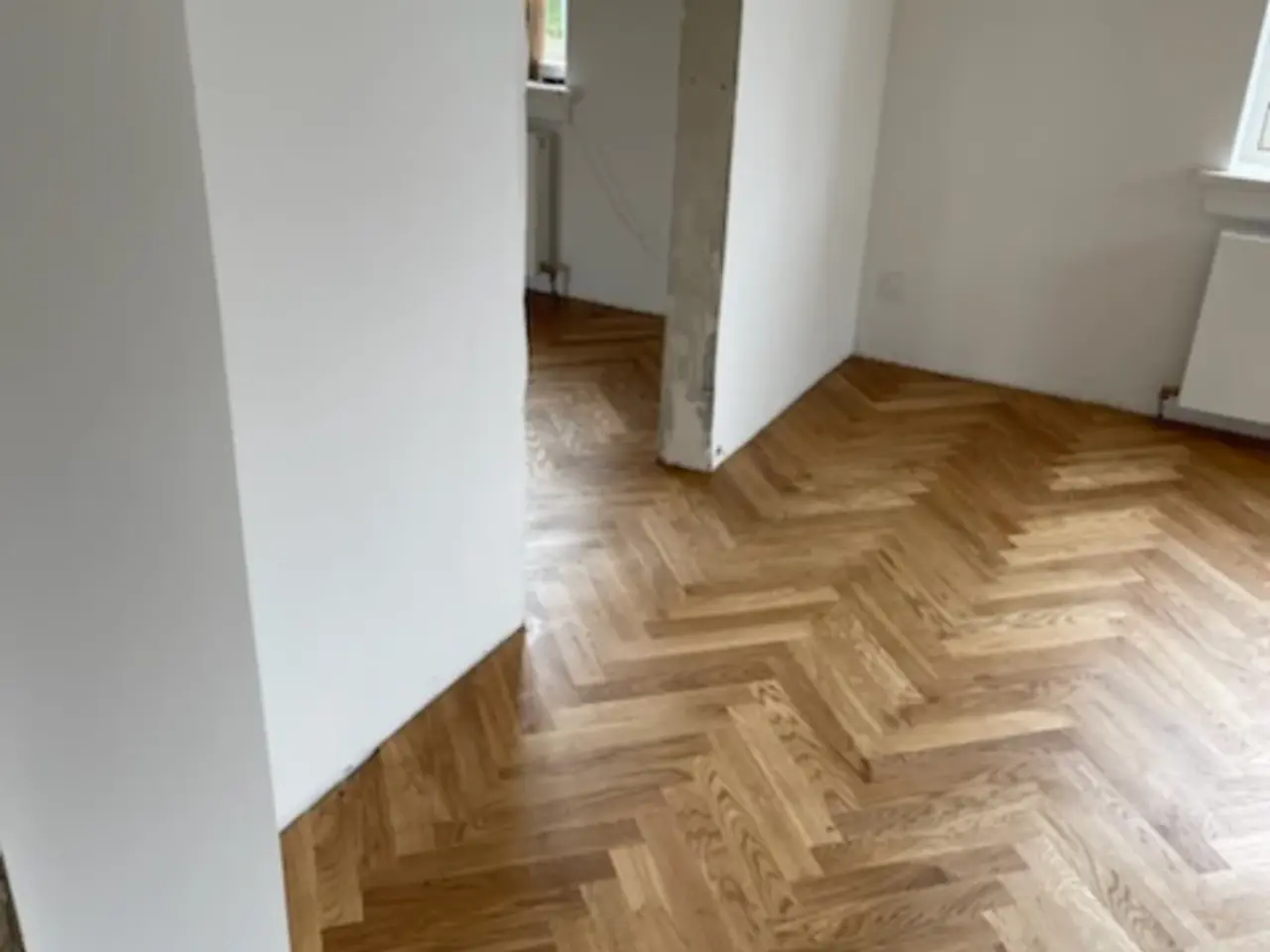 Billede 1 - sildebensgulv eg 22x70x400mm har andre større