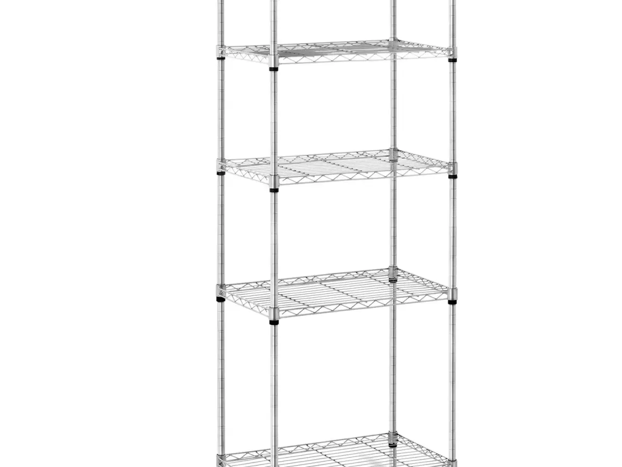 Billede 1 - Ekstra Stabil Gitterreol – 5 Hylder (35 x 55 cm)
