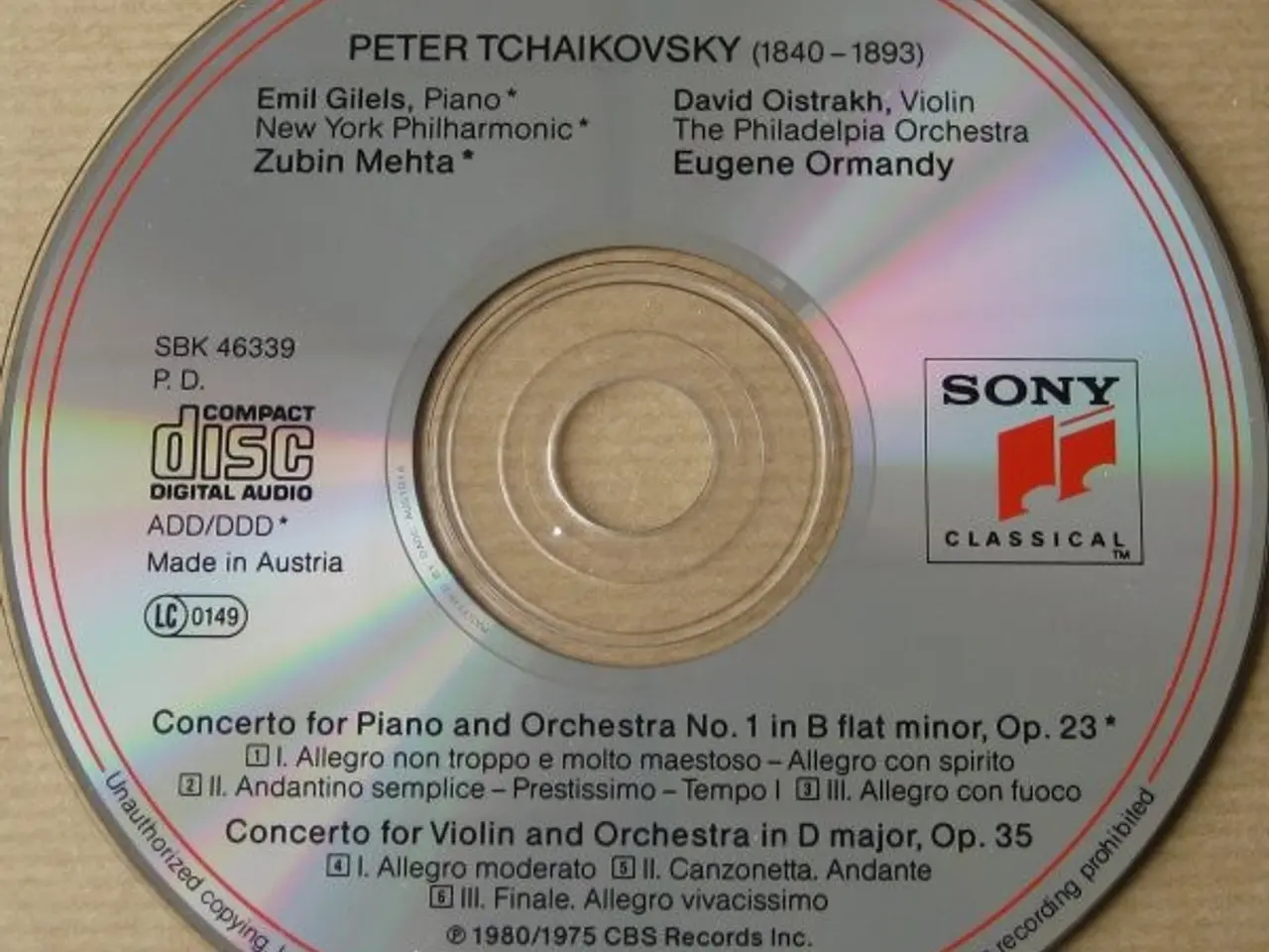 Billede 5 - Tchaikovsky* : Emil… – Piano Concerto =… – CD