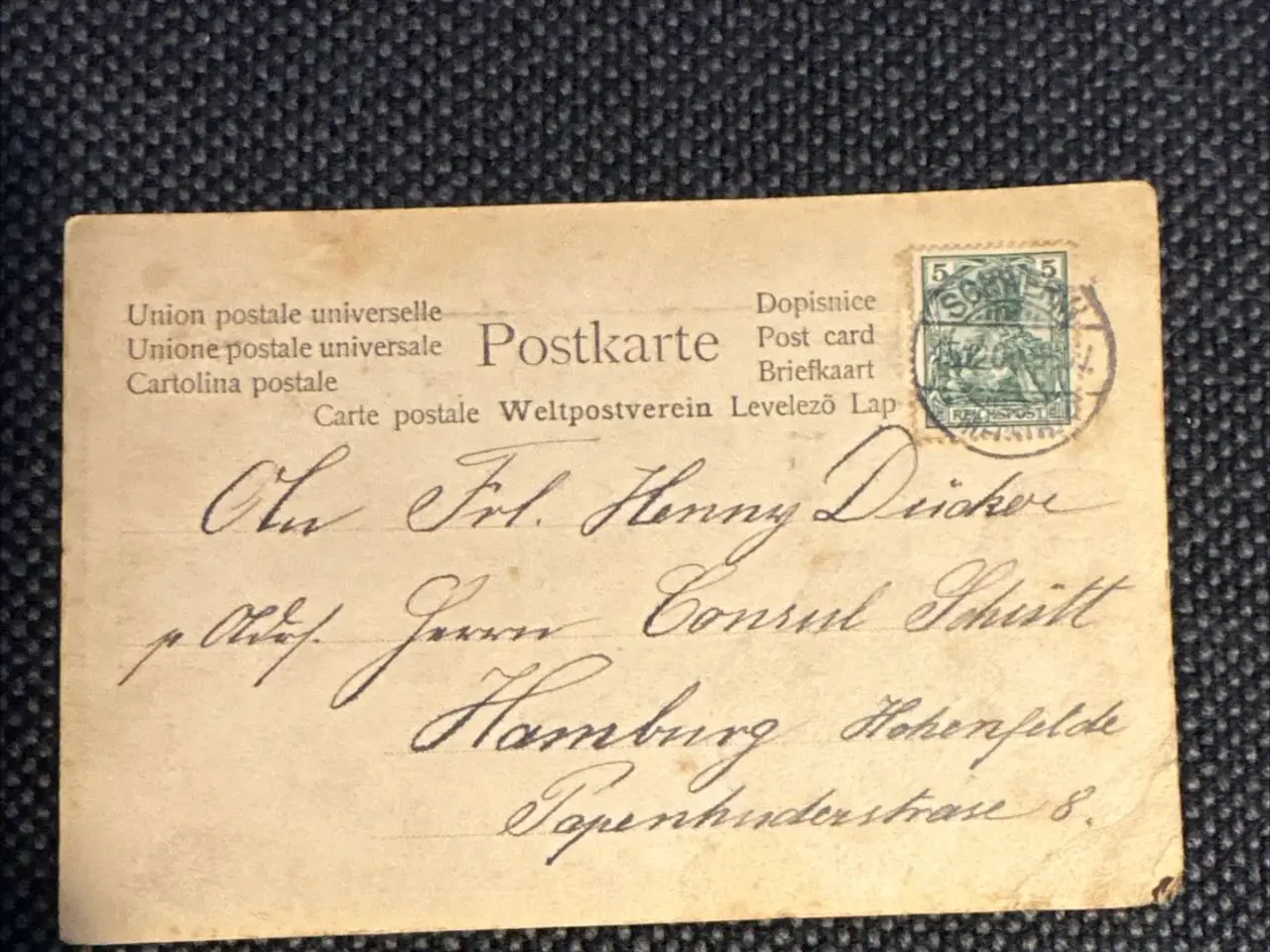 Billede 3 - Postkort fra år 1900 fra tysk garnison