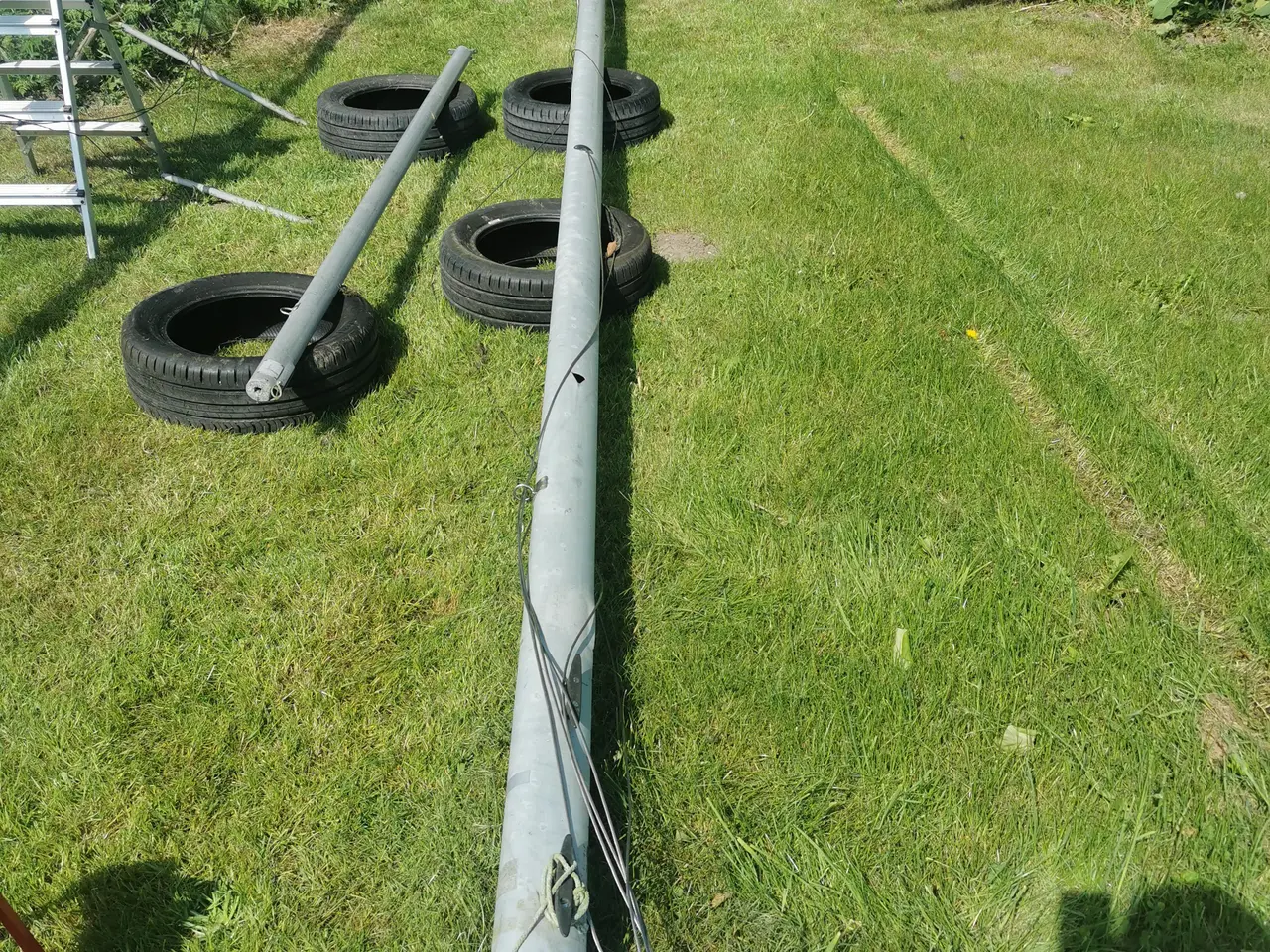 Billede 3 - Mast og bom til sejlbåd