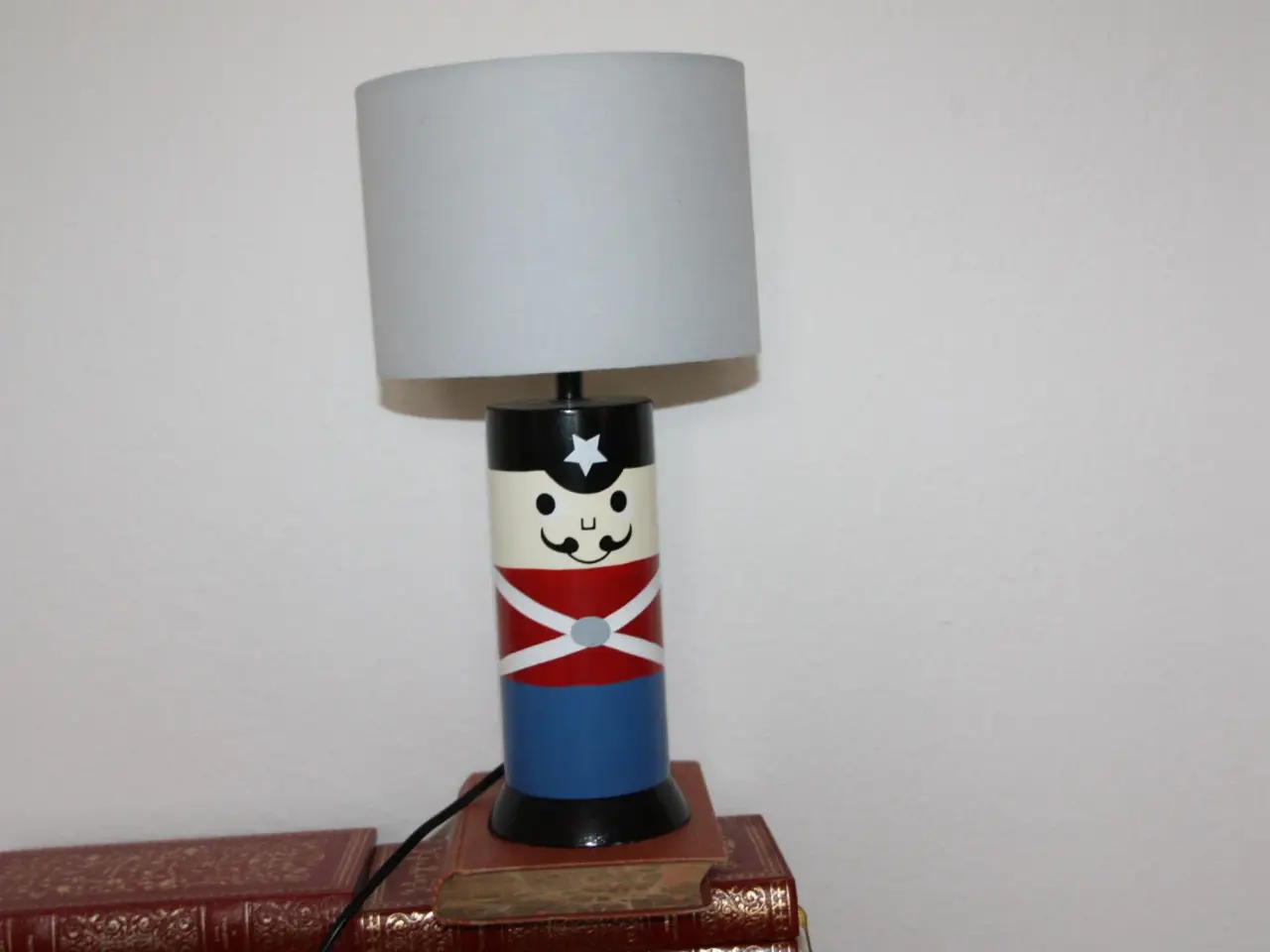 Billede 4 - Sebra børne lampe / bord lampe højde med skærm 35