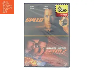 Speed & Speed 2: Cruise Control med Keanu Reeves (DVD)