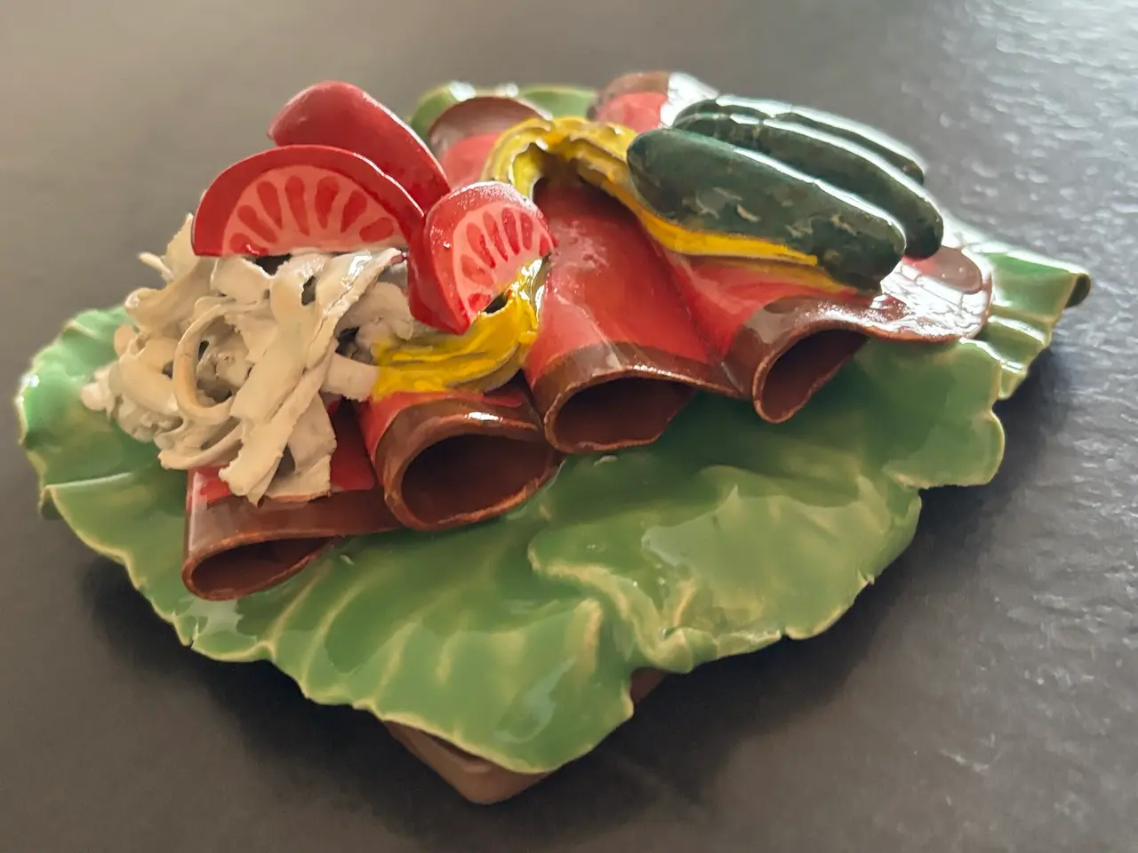 Billede 2 - Smørrebrød med roastbeef til ophæng