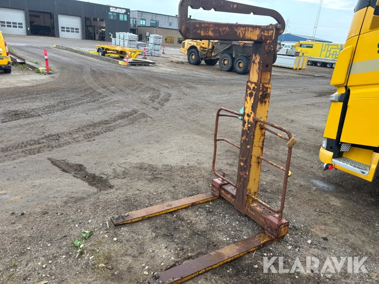 Billede 1 - Pallegafler til kran Fanø kranservice 3.t